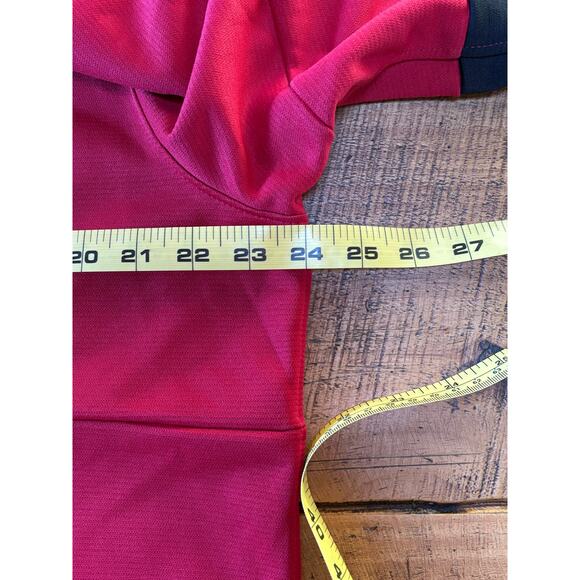 San Francisco 49ers Football NFL Red Nike On Field 1/4 Zip Pullover Logo Large - Picture 9 of 13